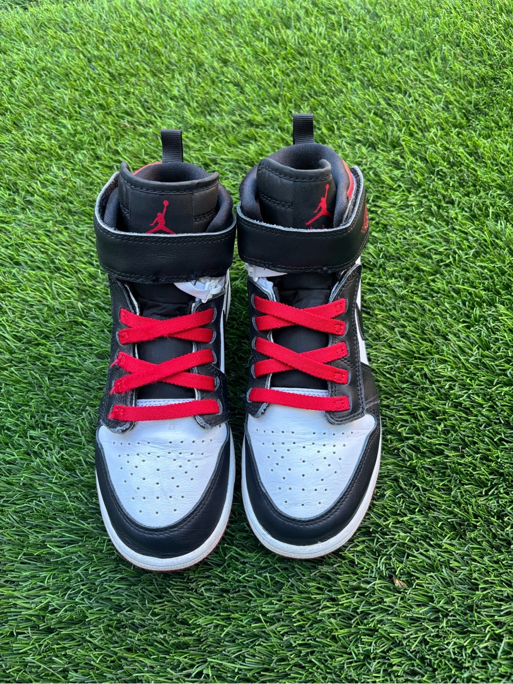 Nike Air Jordan 1 high flyease gym Red, Black & WhiteSneakers - Picture 2 of 7